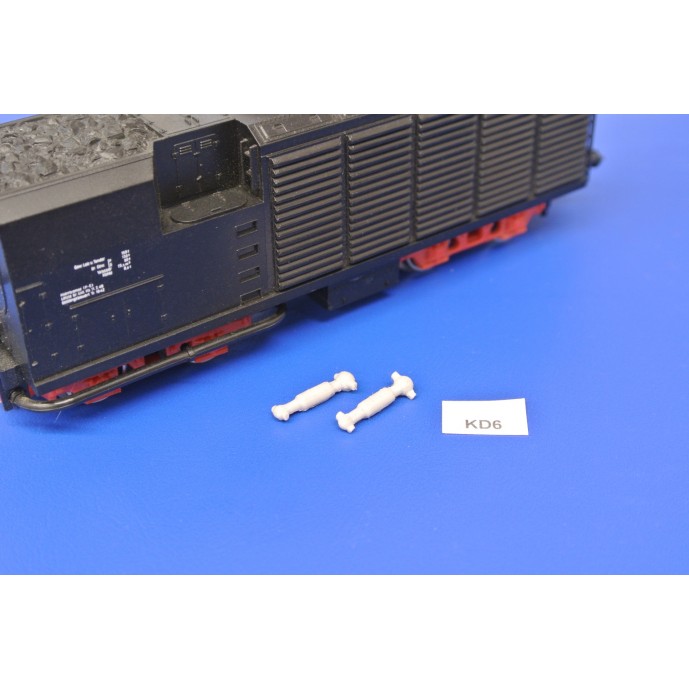 KD2, Cardan shaft KaModel for locomotive TT BTTB/Zeuke E499, 2pcs
