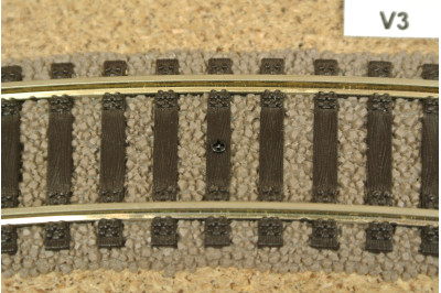 Track screwing kit HO, screws 1,2x10mm, 100pcs + accessories