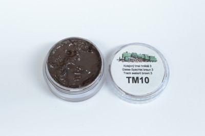 Repair sealant for covering holes in track sleepers, brown 3, 15g