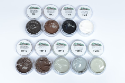 Repair sealant for covering holes in track sleepers, brown 3, 15g