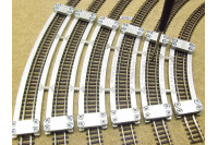 CURVED TRACK LAYING TEMPLATES